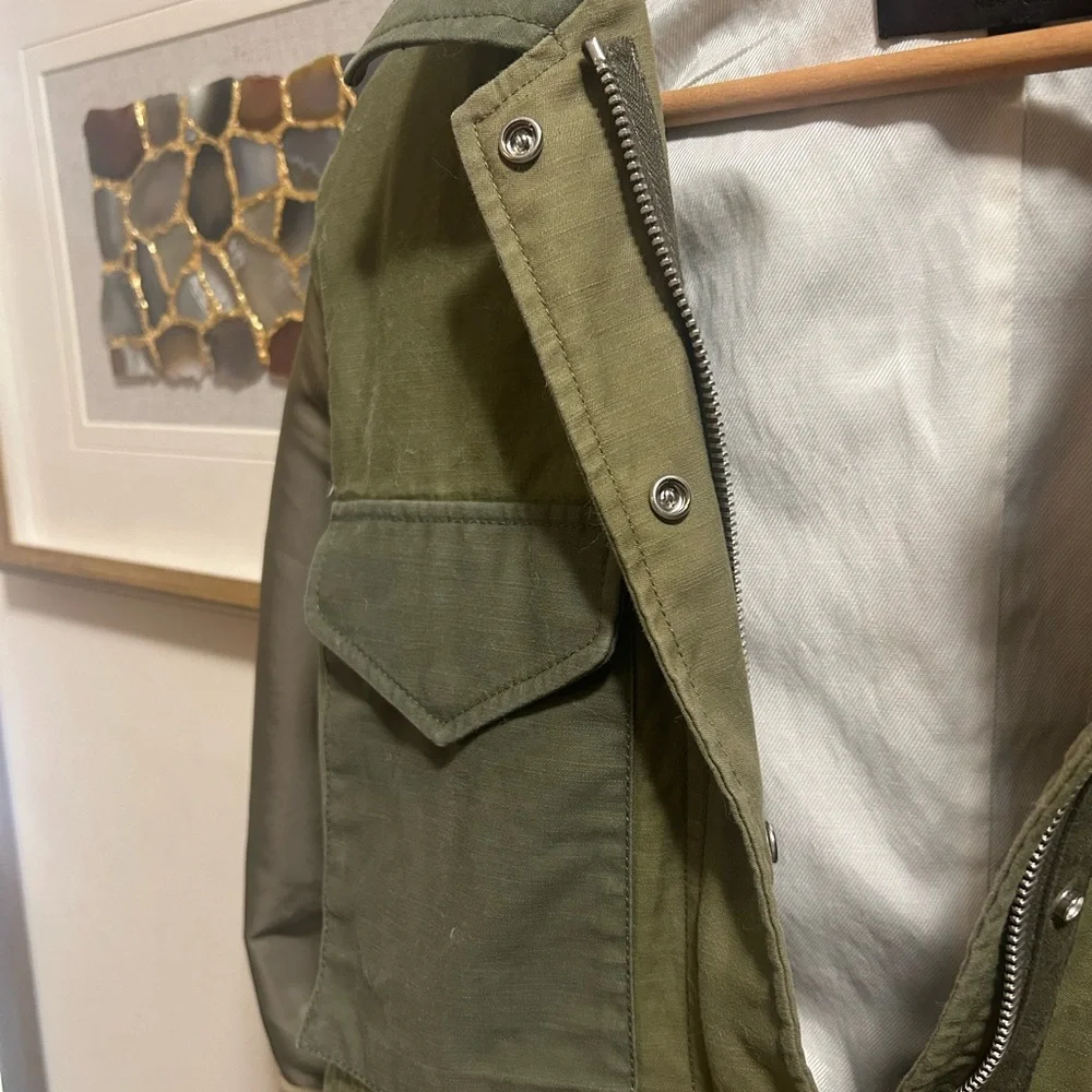 Rag & Bone Olive Modular Convertible (Vest) Field Jacket Size XS - Picture 7 of 10